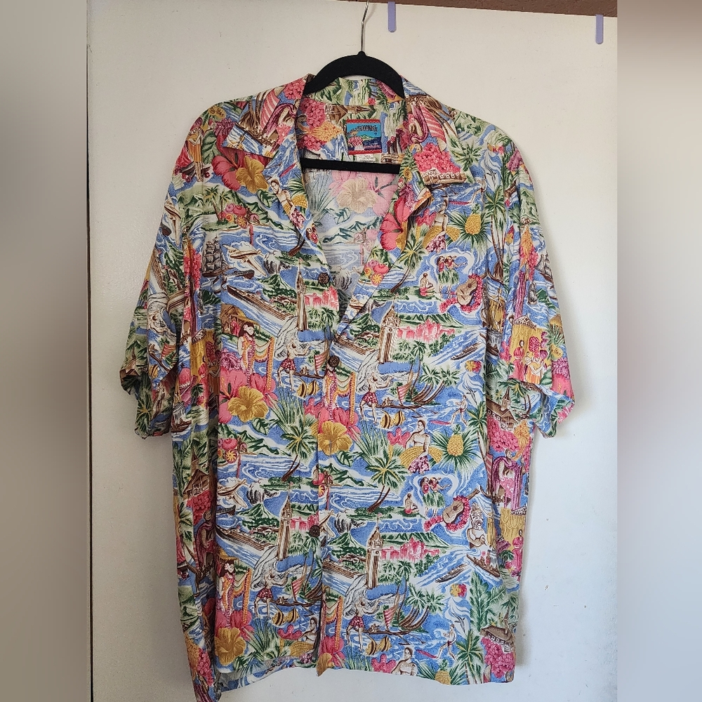 Colorful Mens Hawaiian Shirt